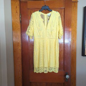 NEW Socialite Yellow Dress